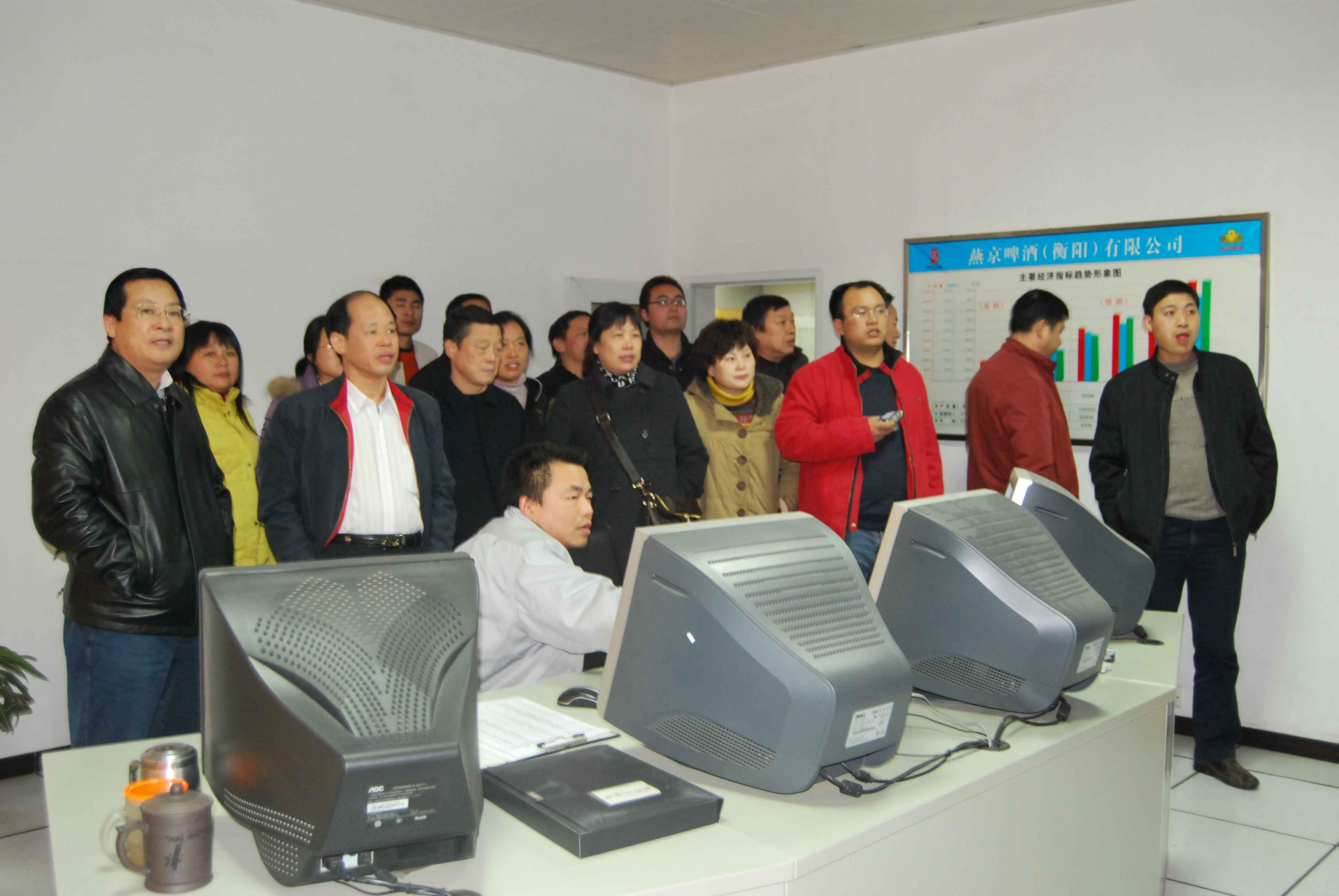 省商務廳酒管處及各市州酒管負責人調研衡陽酒類生產企業