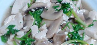 天天美食菜譜 微波蘑菇豆腐