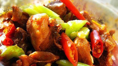 天天美食菜譜 微波辣子雞