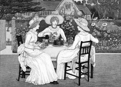 維多利亞時代，飲用下午茶在英國貴族家庭開始流行起來。