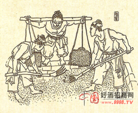 白酒釀造工藝流程圖解