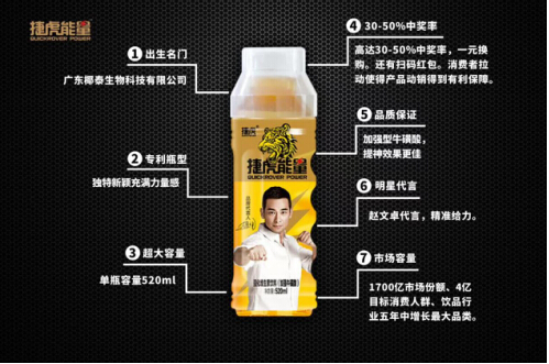 捷虎能量功能飲料系列又將迎來下一個銷售的高峰時期