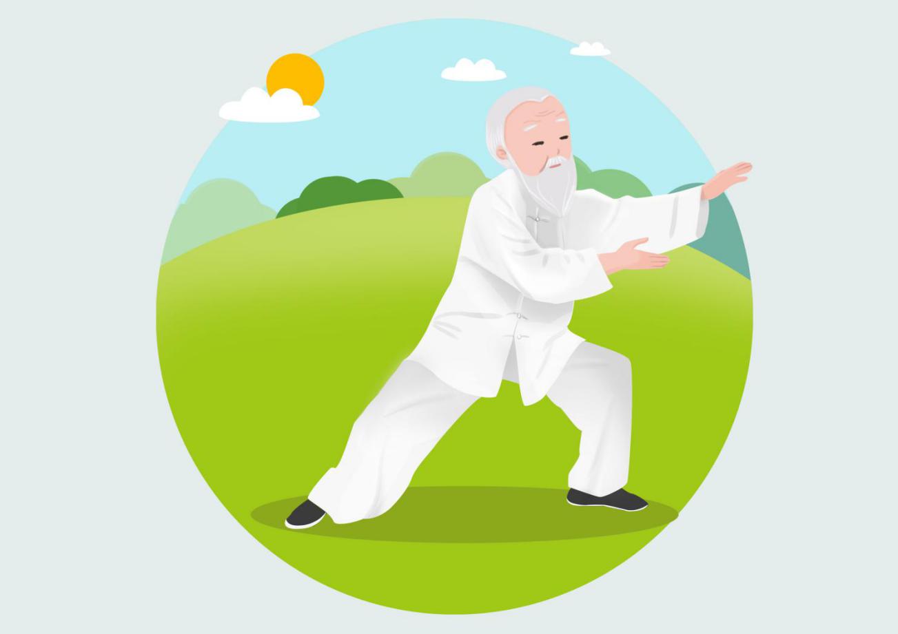 攝圖網_400275168_打太極的老人(非企業商用)